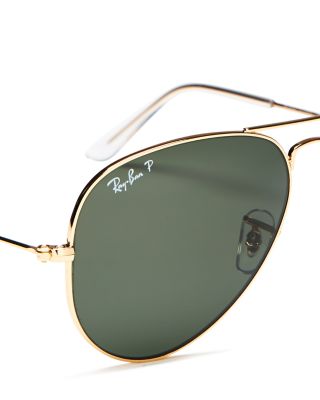  Original Polarized Brow Bar Aviator Sunglasses, 58mm