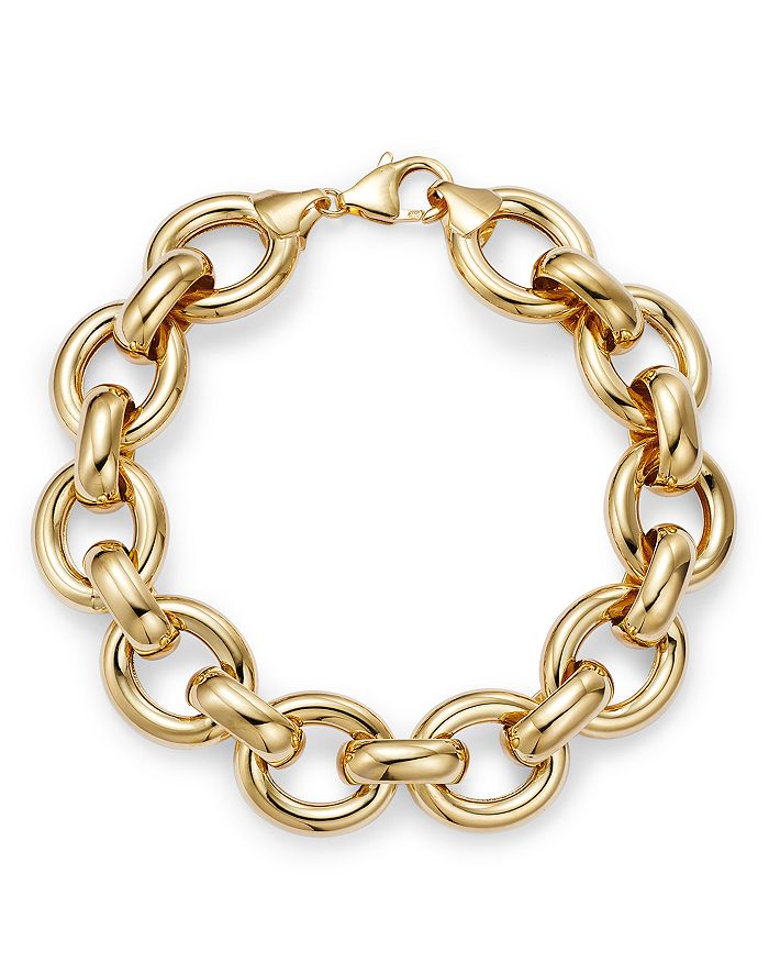Bloomingdale's Large Oval Link Chain Bracelet In 14k Yellow Gold - 100% Exclusive