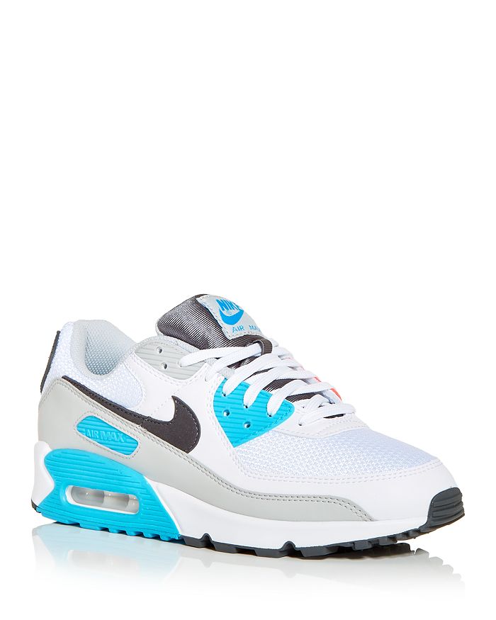 Nike Men's Air Max 90 Sneakers In White Multi