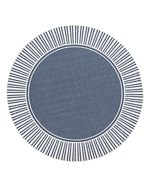 Surya Alfresco Alf-n Round Area Rug, 8'10 X 8'10 In Charcoal