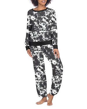 Honeydew Star Seeker Printed Pajama Set In Black Tie Dye - 100% Exclusive