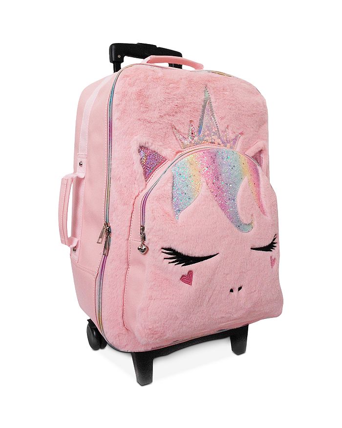 OMG ACCESSORIES GIRLS' RAINBOW UNICORN LUGGAGE