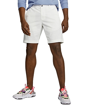Psycho Bunny Diego Twill Flat Front Shorts In Sea Salt