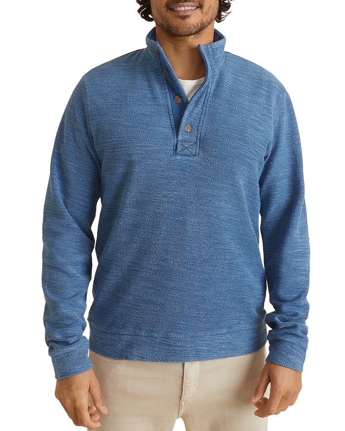 Marine Layer Clayton Cotton Button Sweatshirt | Bloomingdale's