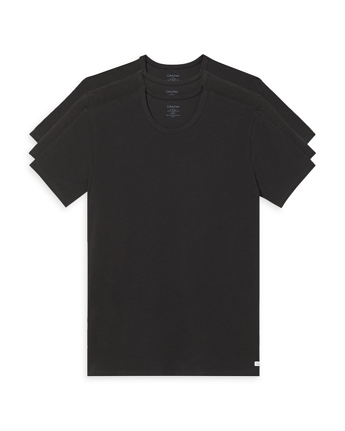 Photo 1 of Cotton Stretch Moisture Wicking Crewneck Tees, Pack of 3
(there is pet hair on one shirt)