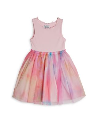 Julie Girls' Ribbed Bodice \u0026 Tutu Dress 