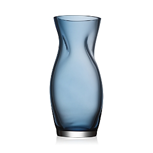 Orrefors Squeeze Vase, Small In Blue