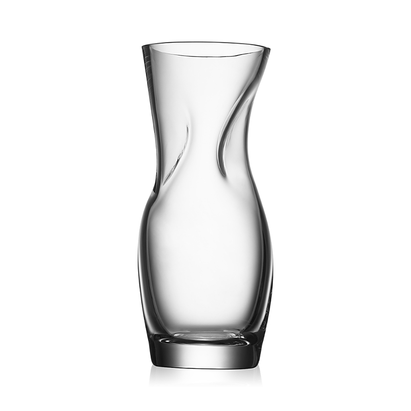 Orrefors Squeeze Small Crystal Vase In Clear