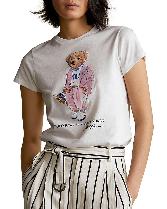 POLO RALPH LAUREN - Women's slim Polo Bear T-shirt 