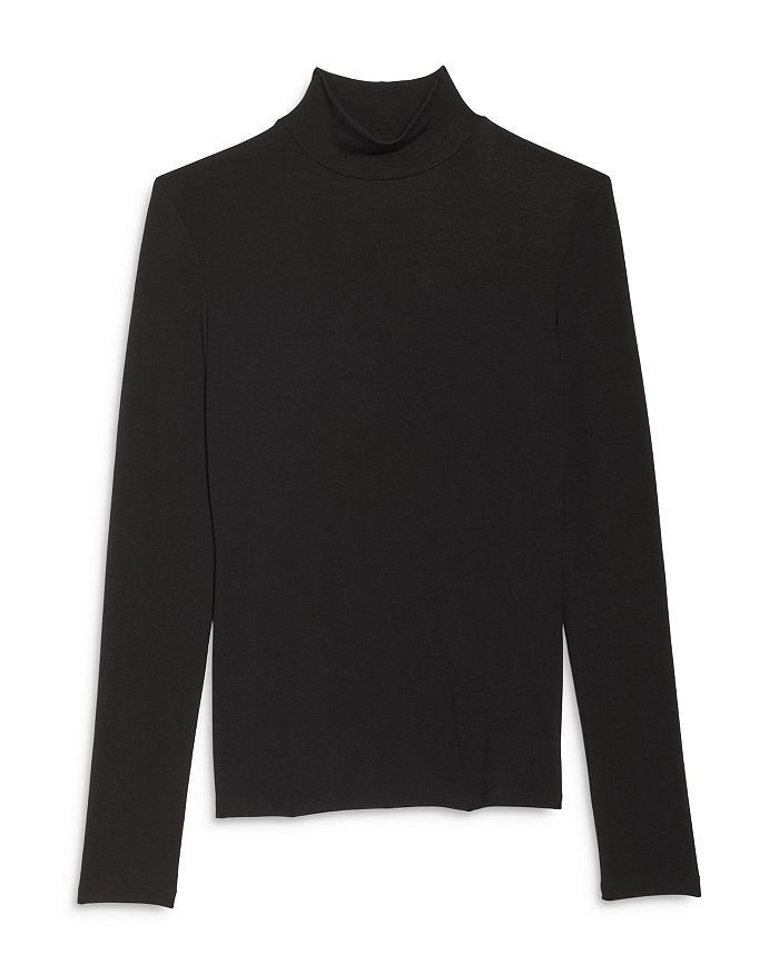 Shop Theory Ribbed Turtleneck In Black