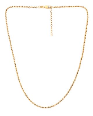 AQUA - Rope Chain Necklace, 16" - Exclusive