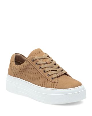 J Slides Women s Aroma Perforated Nubuck Leather Platform Sneakers Bloomingdale s