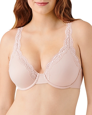 Shop Wacoal Softy Styled Underwire Full Coverage Bra In Rose Dust