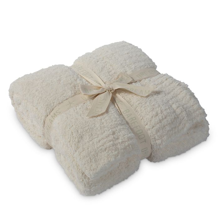 BAREFOOT DREAMS CozyChic Throw - Cream