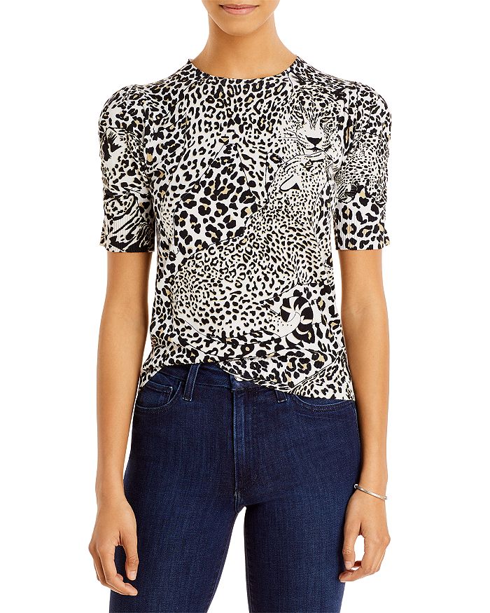 Aqua leopard sweater on sale