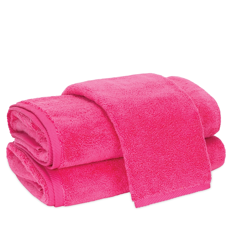 Matouk Milagro Bath Towel In Hot Pink