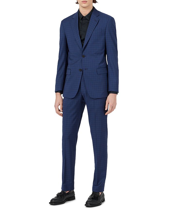Emporio Armani Plaid Suit | Bloomingdale's