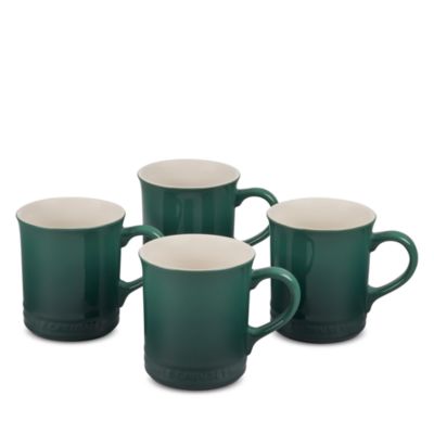 Stoneware Mugs, Set of 4