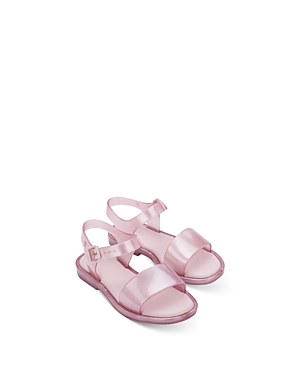 Mini Melissa Mar Glitter Jelly Sandal In Pearly Pink