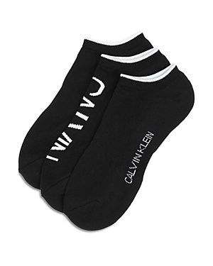 Calvin Klein Terry No Show Socks, Pack of 3