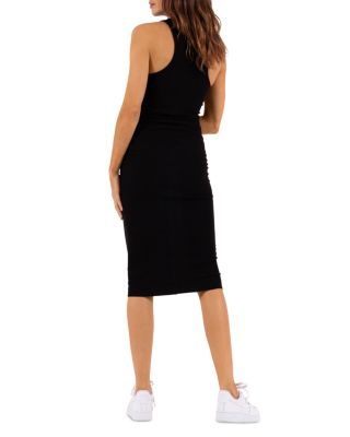 long black bodycon dress