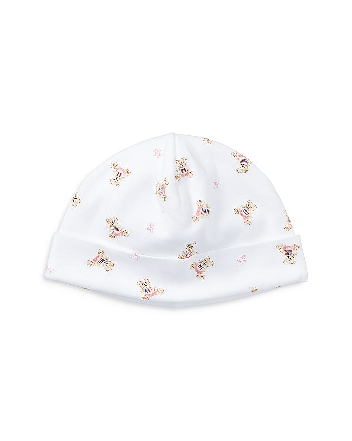 ketting Per ongeluk Verlichten Ralph Lauren Polo Girls' Cotton Polo Bear Print Hat - Baby | Bloomingdale's