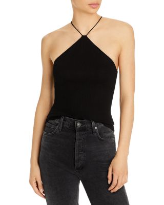 Enza Costa Ribbed Halter Tank 