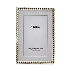 Siena Silver Rope 4 X 6 Picture Frame