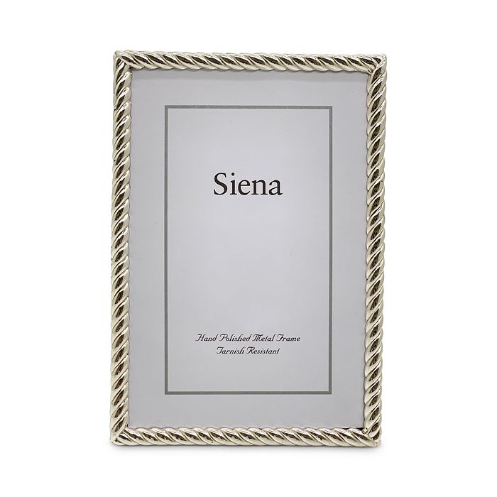 Siena Silver Rope 5" x 7" Picture Frame