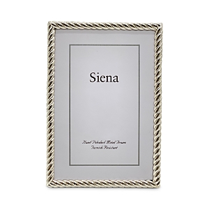 Siena Silver Rope 5 X 7 Picture Frame In Silver