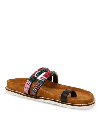 aubree grand knotted slide sandal