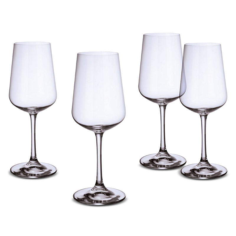 Villeroy & Boch Ovid White Wine Glasses, Set Of 4