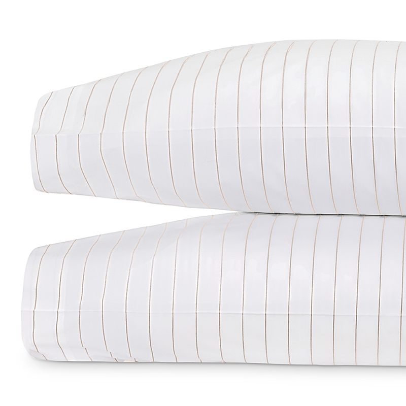 Matouk Amalfi Standard Pillowcase, Pair In Dune