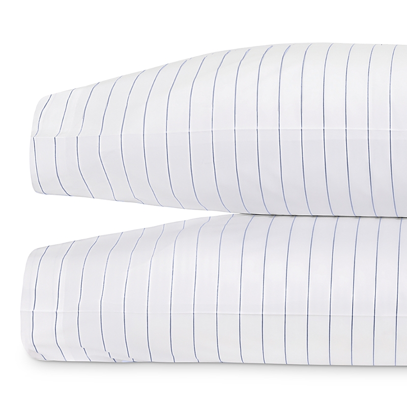 Matouk Amalfi Standard Pillowcase, Pair In Hazy Blue