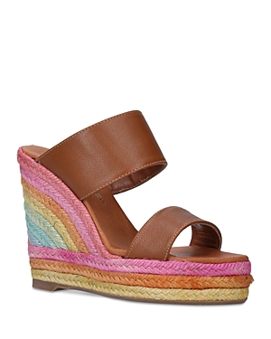 KURT GEIGER WOMEN'S ARIANA RAINBOW ESPADRILLE WEDGE SANDALS 5525433109