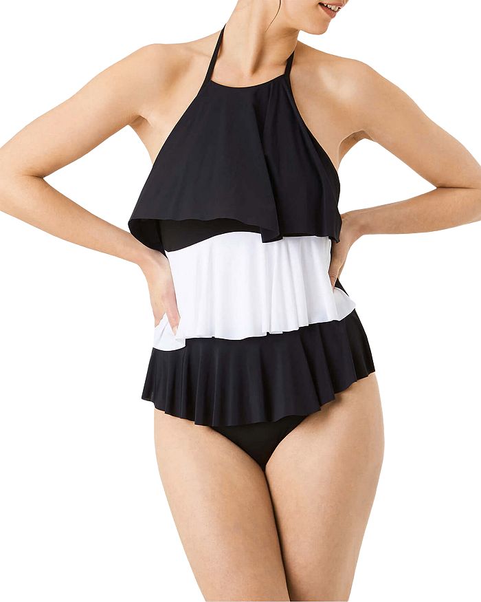 Vilebrequin Ruffled Halter One Piece Swimsuit Bloomingdale's