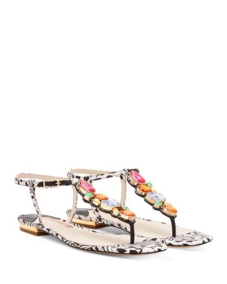 Sophia Webster Women's Ritzy Embellished Thong Sandals | Bloomingdale's