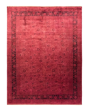 Bloomingdale's Transitional M1647 Area Rug, 9'3 X 11'10 In Red