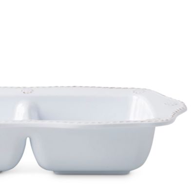 Berry & Thread Melamine Triple Section Server