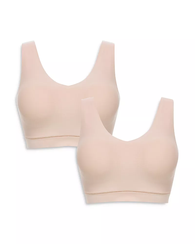 Chantelle Soft Stretch Wireless Padded V-Neck Bras, Set of 2