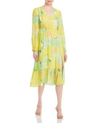 T Tahari Printed Midi Dress | Bloomingdale's