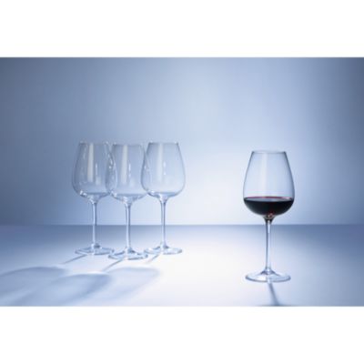 Purismo Red Wine Intricate & Delicate Glass, Set of 4