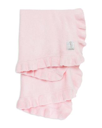 Rosa Ruffle Knit Organic Baby Blanket