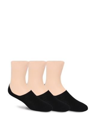 The Men's Store at Bloomingdale's - Cotton Blend Black No Show Liner Socks - Exclusive