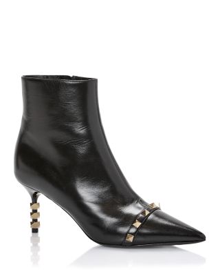Rockstud Sculpted Heel Booties 