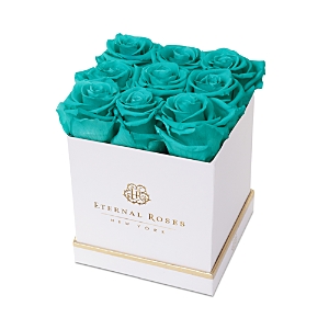 Eternal Roses Lennox Large Gift Box In Tiffany Blue