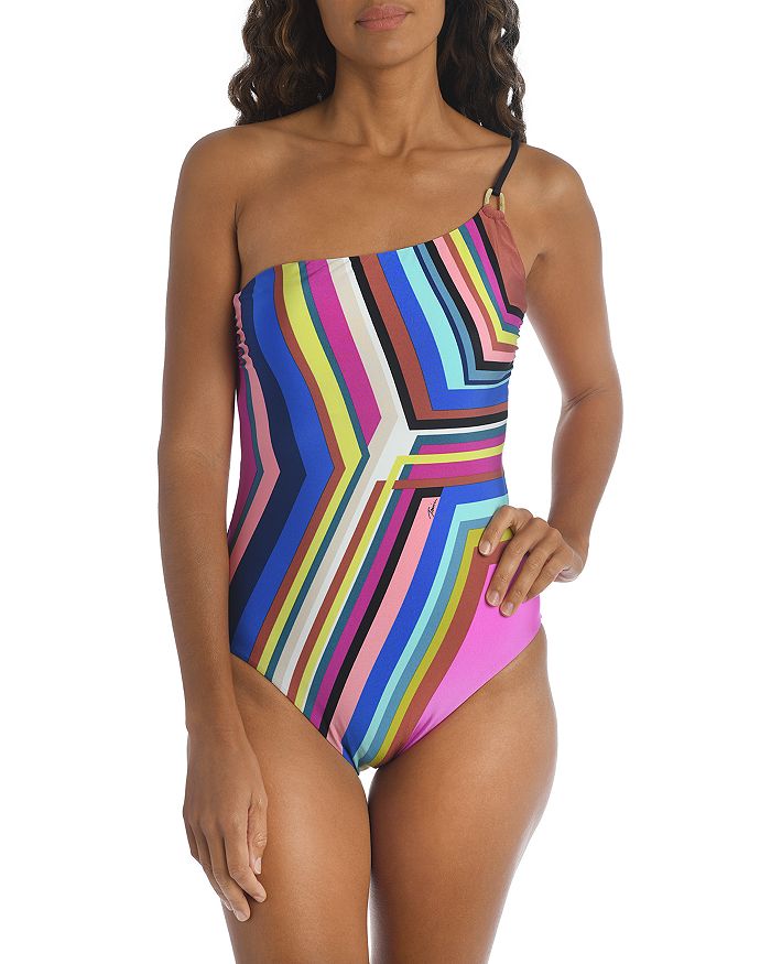 Badgley Mischka, Swim, Badgley Mischka One Piece Full Coverage Swimsuit  Size