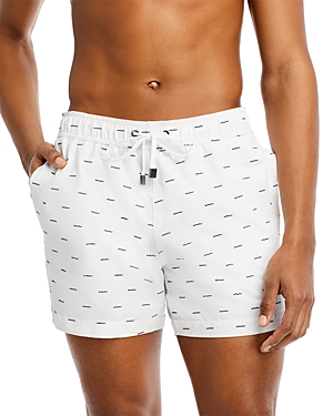 Onia Charles 5 Embroidered Waves Swim Trunks
