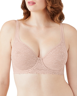 Wacoal Soft Sense Convertible Underwire Bra In Rose Dust
