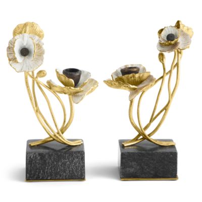 Anemone Candleholders, Set of 2